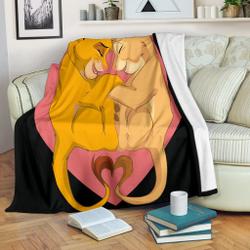 Anime King Of Lion Love Premium Fleece Sherpa Blanket Perfect And Unique Gifts For Family On Christmas Holiday