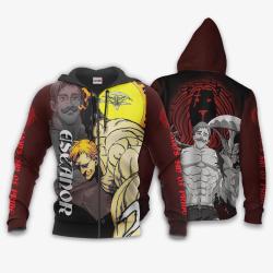 Anime Lion's Sin of Pride Escanor Hoodie Seven Deadly Sins Anime Shirt Perfect And Unique Gifts For Otaku Anime Fans On Christmas
