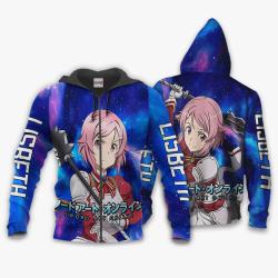 Anime Lisbeth Hoodie Sword Art Online Custom Anime Galaxy Style Perfect And Unique Gifts For Otaku Anime Fans On Christmas