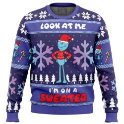 Look at Me Mr. Meeseeks Ugly Christmas Sweater Perfect And Unique Gifts For Adults Kids On Christmas
