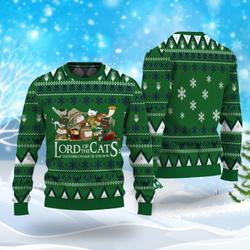 Lord Of Cats Xmas Ugly Christmas Sweater Sweatshirt Perfect And Unique Gifts For Adults Kids On Christmas