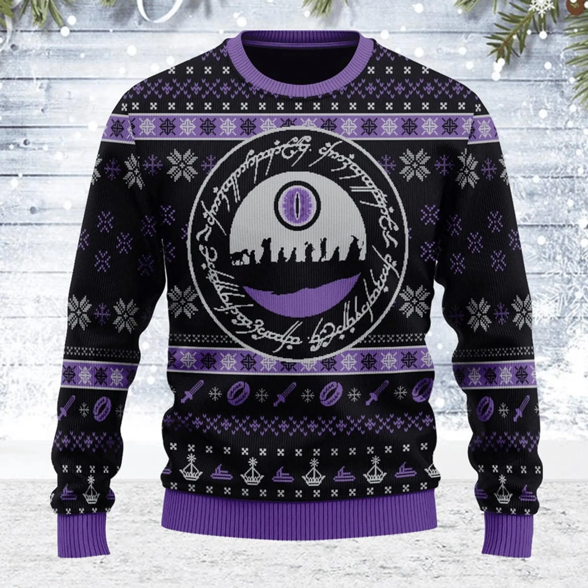 Lord Of The Ring Xmas Ugly Christmas Sweater Perfect And Unique Gifts For Adults Kids On Christmas