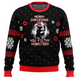 Lord of the Rings Filthy Hobitses Ugly Christmas Sweater Perfect And Unique Gifts For Adults Kids On Christmas