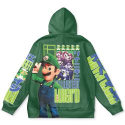Anime Luigi Super Mario Streetwear Hoodie Perfect And Unique Gifts For Otaku Anime Fans On Christmas