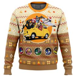 Lupin the 3rd Happy Trip Ugly Christmas Sweater Perfect And Unique Gifts For Adults Kids On Christmas