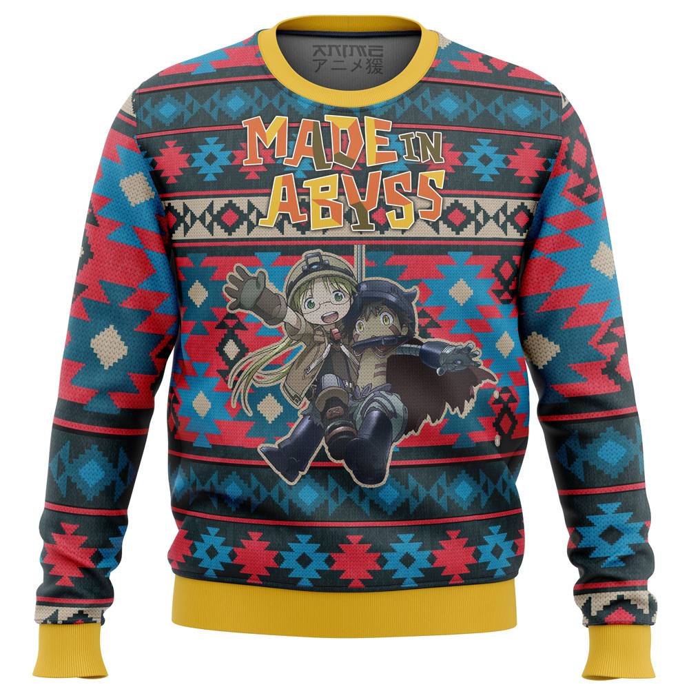 Made in Abyss Alt Ugly Christmas Sweater Perfect And Unique Gifts For Adults Kids On Christmas