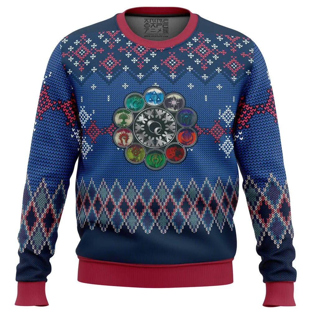 Magic the Gathering Ravnica Ugly Christmas Sweater Perfect And Unique Gifts For Adults Kids On Christmas