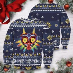 Majora's Mask Knitted Sweater Ugly Christmas Shirt Xmas Perfect And Unique Gifts For Adults Kids On Christmas