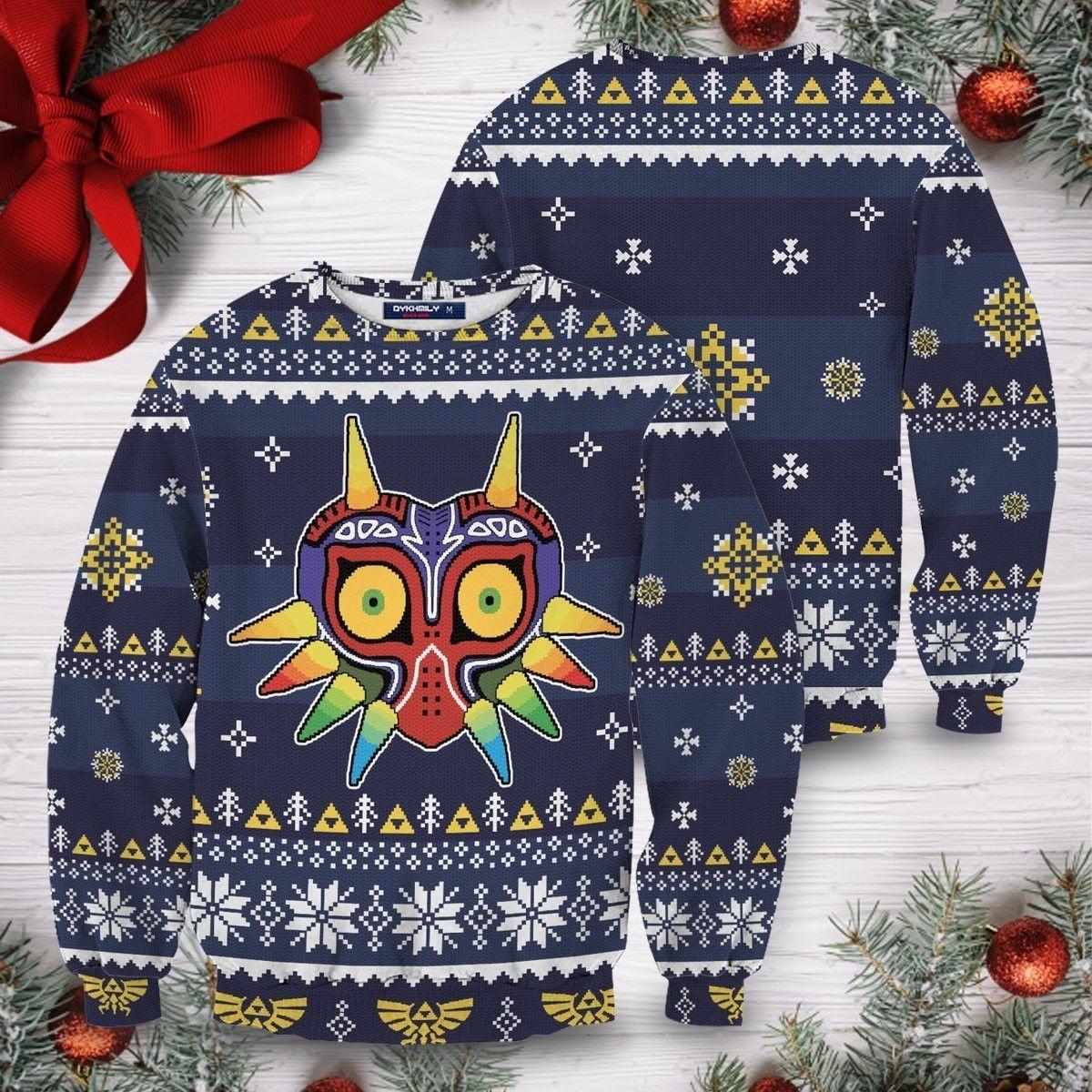 Majora's Mask Knitted Sweater Ugly Christmas Xmas Shirt Perfect And Unique Gifts For Adults Kids On Christmas