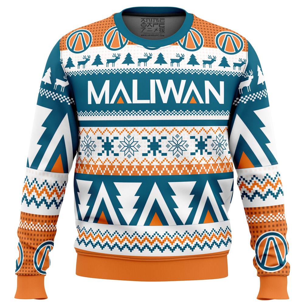 Maliwan Christmas Borderlands Ugly Christmas Sweater Perfect And Unique Gifts For Adults Kids On Christmas
