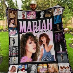 Music Mariah Carey Music Lovers Quilt Fleece Sherpa Blanket Perfect Gifts For Family On Christmas