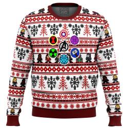 Marvel Avengers Retro Ugly Christmas Sweater Perfect And Unique Gifts For Adults Kids On Christmas