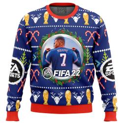 Mbappe EA Sports FIFA Ugly Christmas Sweater Perfect And Unique Gifts For Adults Kids On Christmas