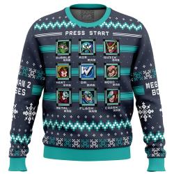Mega Man 2 Bosses Ugly Christmas Sweater Perfect And Unique Gifts For Adults Kids On Christmas