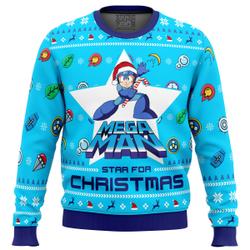 Mega Man Mega Christmas Ugly Christmas Sweater Perfect And Unique Gifts For Adults Kids On Christmas