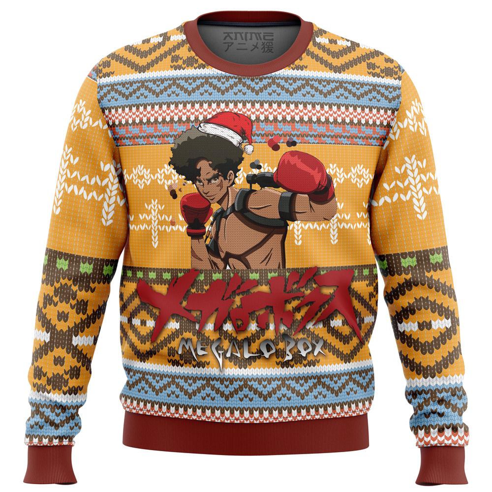 Megalo Box Alt Ugly Christmas Sweater Perfect And Unique Gifts For Adults Kids On Christmas
