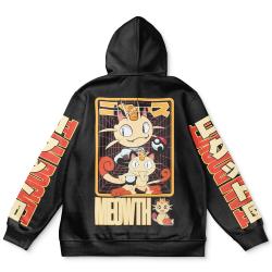 Anime Meowth Pokemon Streetwear Hoodie Perfect And Unique Gifts For Otaku Anime Fans On Christmas