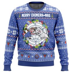 Merry Chimera-mas Fullmetal Alchemist Christmas Sweater Perfect And Unique Gifts For Adults Kids On Christmas