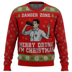 Merry Drunk Christmas Sterling Archer Ugly Christmas Sweater Perfect And Unique Gifts For Adults Kids On Christmas
