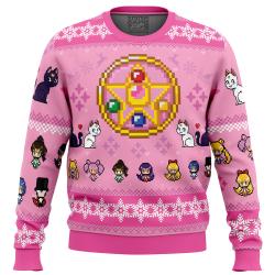 Merry Senshi Sailor Moon Ugly Christmas Sweater Perfect And Unique Gifts For Adults Kids On Christmas