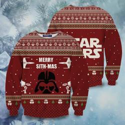 Merry SithMas Knitted Sweater Ugly Christmas Shirt Perfect And Unique Gifts For Adults Kids On Christmas