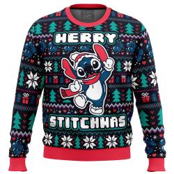 Merry Stitchmas Stitch Ugly Christmas Sweater Perfect And Unique Gifts For Adults Kids On Christmas