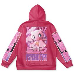 Anime Mew Pokemon Streetwear Hoodie Perfect And Unique Gifts For Otaku Anime Fans On Christmas
