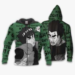 Anime Might Guy Shirts Merch Custom Anime Style Manga Perfect And Unique Gifts For Otaku Anime Fans On Christmas