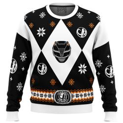 Mighty Morphin Power Rangers Black Ugly Christmas Sweater Perfect And Unique Gifts For Adults Kids On Christmas