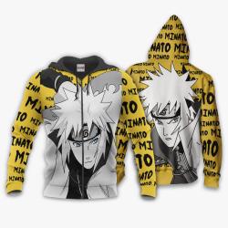 Anime Minato Namikaze Shirts Merch Custom Anime Style Manga Perfect And Unique Gifts For Otaku Anime Fans On Christmas