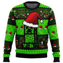 Minecraft Creepr Ugly Christmas Sweater Perfect And Unique Gifts For Adults Kids On Christmas
