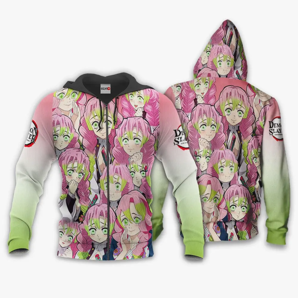 Anime Mitsuri Kanroji Hoodie Custom Anime Perfect And Unique Gifts For Otaku Anime Fans On Christmas