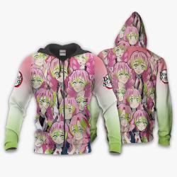 Anime Mitsuri Kanroji Hoodie Custom Anime Perfect And Unique Gifts For Otaku Anime Fans On Christmas