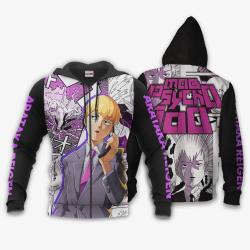 Anime Mob Psycho 100 Hoodie Custom Arataka Reigen Anime Shirts Perfect And Unique Gifts For Otaku Anime Fans On Christmas