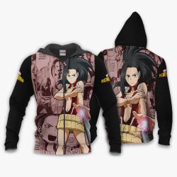 Anime Momo Yaoyorozu Hoodie Custom Anime Manga Style Perfect And Unique Gifts For Otaku Anime Fans On Christmas