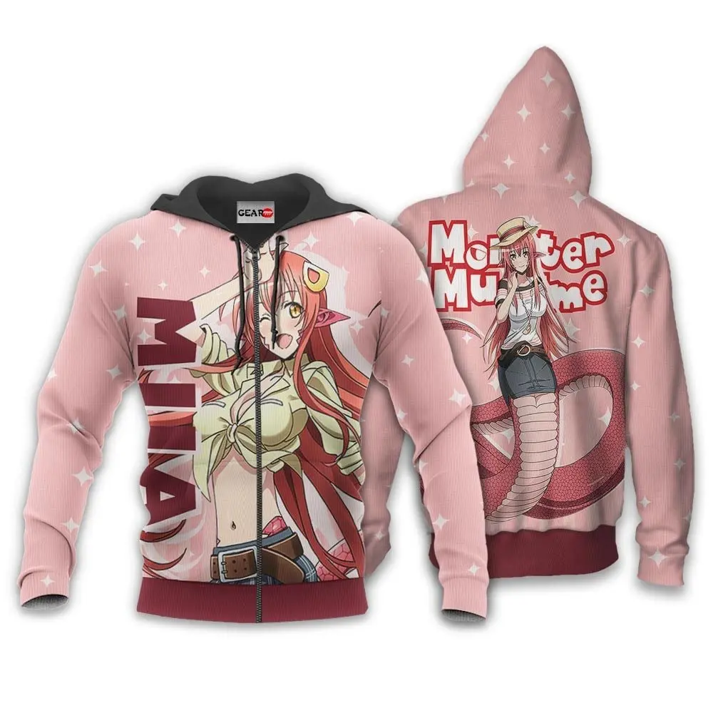 Anime Monster Musume Miia Hoodie Custom Anime Perfect And Unique Gifts For Otaku Anime Fans On Christmas