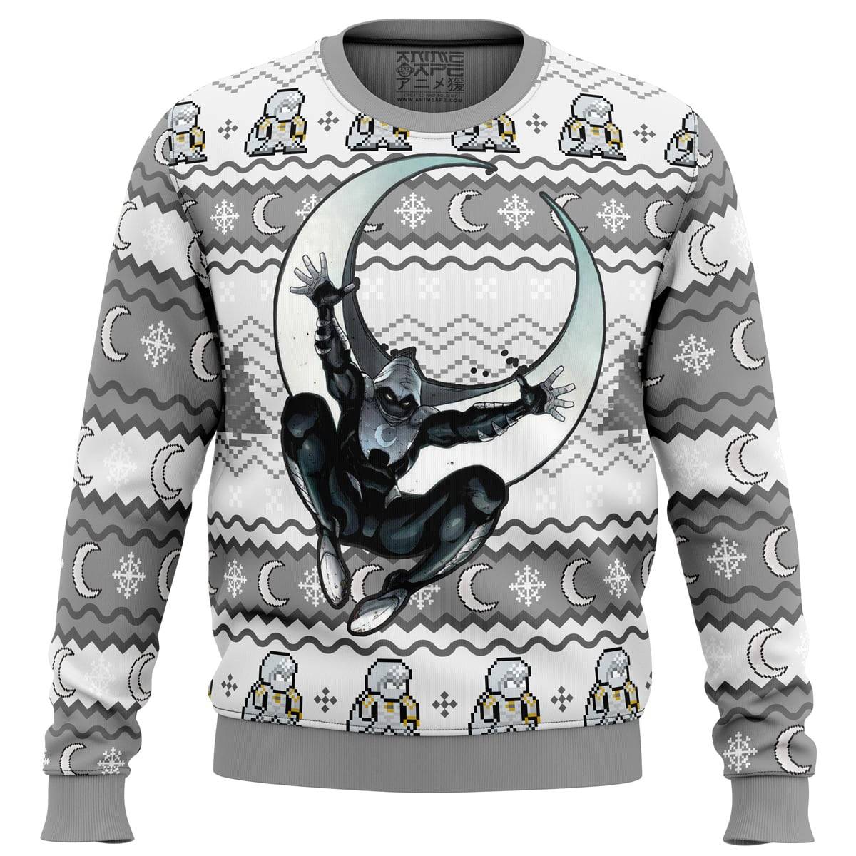 Moon Knight Ugly Christmas Sweater Perfect And Unique Gifts For Adults Kids On Christmas