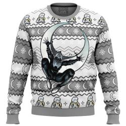 Moon Knight Ugly Christmas Sweater Perfect And Unique Gifts For Adults Kids On Christmas
