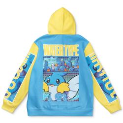 Anime Mudkip Pokemon Streetwear Hoodie Perfect And Unique Gifts For Otaku Anime Fans On Christmas