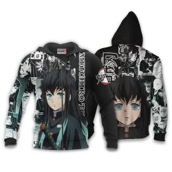 Anime Muichiro Tokito Hoodie Custom Anime Manga Style Perfect And Unique Gifts For Otaku Anime Fans On Christmas