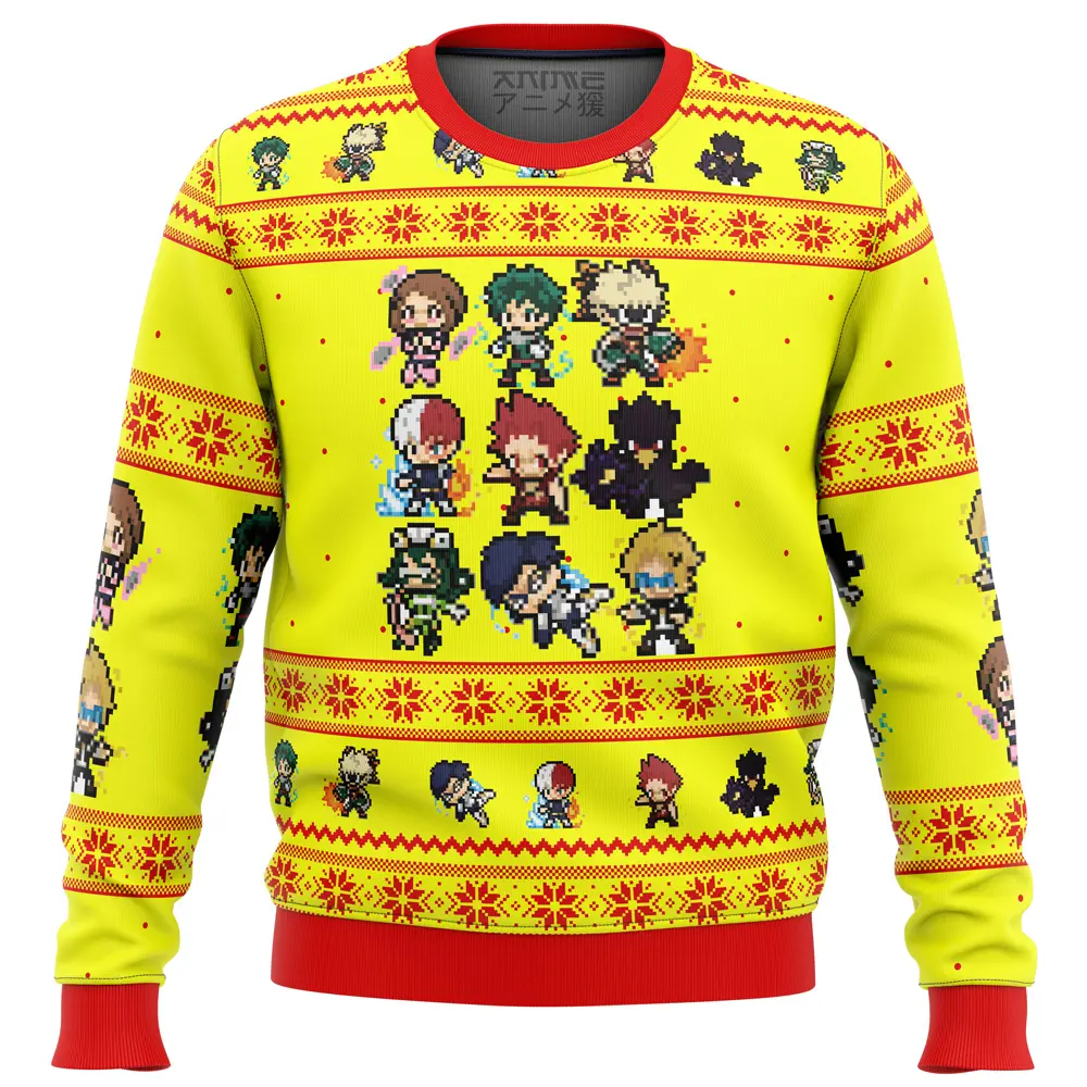My Hero Academia Boku No Students Ugly Christmas Sweater Perfect And Unique Gifts For Adults Kids On Christmas