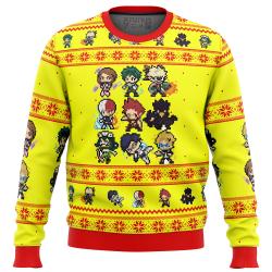 My Hero Academia Boku No Students Ugly Christmas Sweater Perfect And Unique Gifts For Adults Kids On Christmas