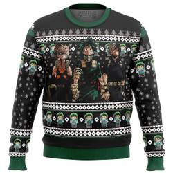 My Hero Academia top 3 Ugly Christmas Sweater Perfect And Unique Gifts For Adults Kids On Christmas