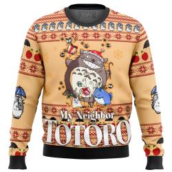 My Neighbor TOTORO Friends Ugly Christmas Sweater Perfect And Unique Gifts For Adults Kids On Christmas