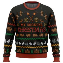 My Roanoke Christmas American Horror Story Ugly Christmas Sweater Perfect And Unique Gifts For Adults Kids On Christmas