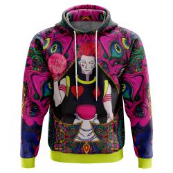 Anime Mystic Faces Hisoka Hunter X Hunter Hoodie Perfect And Unique Gifts For Otaku Anime Fans On Christmas