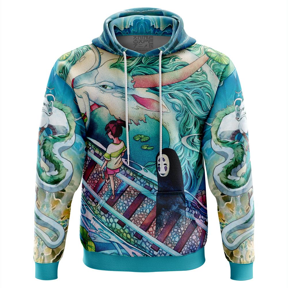 Anime Mythical Spirited Away Studio Ghibli Hoodie Perfect And Unique Gifts For Otaku Anime Fans On Christmas