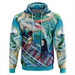 Anime Mythical Spirited Away Studio Ghibli Hoodie Perfect And Unique Gifts For Otaku Anime Fans On Christmas