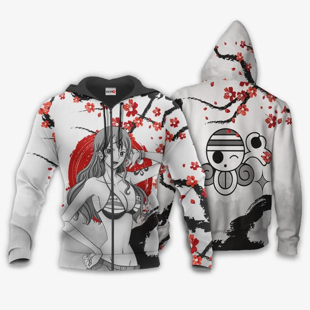 Anime Nami Hoodie Custom Japan Style Anime Shirt Perfect And Unique Gifts For Otaku Anime Fans On Christmas