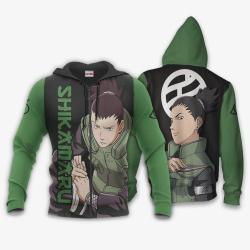 Anime Nara Shikamaru Hoodie Shirt Anime Zip Jacket Perfect And Unique Gifts For Otaku Anime Fans On Christmas